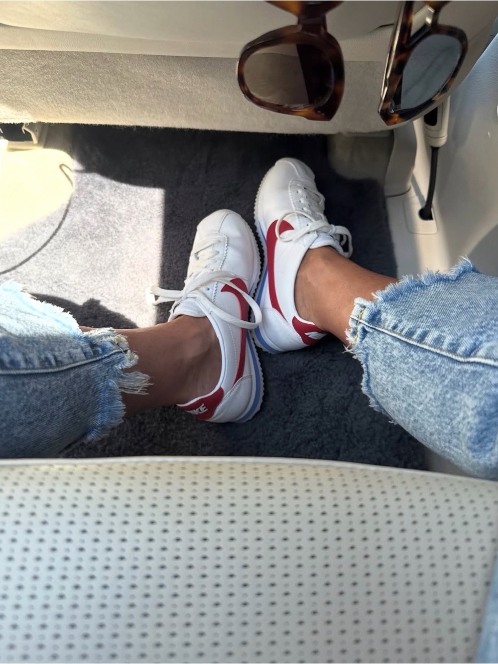 Nike Cortez White Leather Sneaker NWT - Picture 3 of 10